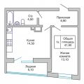 1-комнатная квартира, ОРДЖОНИКИДЗЕ 1-комнатная квартира, ОРДЖОНИКИДЗЕ