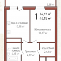 1-комнатная квартира, ЕКАТЕРИНБУРГ, СТУДЕНЧЕСКАЯ 1-комнатная квартира, ЕКАТЕРИНБУРГ, СТУДЕНЧЕСКАЯ