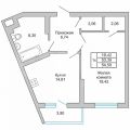 1-комнатная квартира, ЧКАЛОВА Д. 231 1-комнатная квартира, ЧКАЛОВА Д. 231