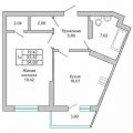 1-комнатная квартира, ЧКАЛОВА Д. 231 1-комнатная квартира, ЧКАЛОВА Д. 231