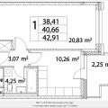 1-комнатная квартира, МОСКВА, ЛАЗОРЕВЫЙ ПР., 3 КОРП7 1-комнатная квартира, МОСКВА, ЛАЗОРЕВЫЙ ПР., 3 КОРП7