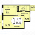 1-комнатная квартира, УЛ. БЕЛОВЕЖСКАЯ, 7 К2 1-комнатная квартира, УЛ. БЕЛОВЕЖСКАЯ, 7 К2