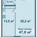 1-комнатная квартира, БОЛТИНО, ПАРУСНАЯ, 3 1-комнатная квартира, БОЛТИНО, ПАРУСНАЯ, 3