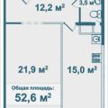 1-комнатная квартира, БОЛТИНО, ПАРУСНАЯ, 3 1-комнатная квартира, БОЛТИНО, ПАРУСНАЯ, 3
