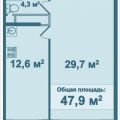 1-комнатная квартира, БОЛТИНО, ПАРУСНАЯ, 4 1-комнатная квартира, БОЛТИНО, ПАРУСНАЯ, 4