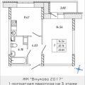 1-комнатная квартира, МОСКВА, ОМСКАЯ, 18 1-комнатная квартира, МОСКВА, ОМСКАЯ, 18