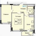 2-комнатная квартира, ИЖЕВСК, УЛ ОРУЖЕЙНИКА ДРАГУНОВА 2-комнатная квартира, ИЖЕВСК, УЛ ОРУЖЕЙНИКА ДРАГУНОВА