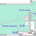 1-комнатная квартира, ИЖЕВСК, УЛ. 9-Я ПОДЛЕСНАЯ ДОМ 5 1-комнатная квартира, ИЖЕВСК, УЛ. 9-Я ПОДЛЕСНАЯ ДОМ 5