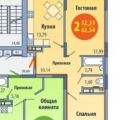 2-комнатная квартира, ИЖЕВСК, УЛ. КУНГУРЦЕВА 1 ЭТАП 2-комнатная квартира, ИЖЕВСК, УЛ. КУНГУРЦЕВА 1 ЭТАП