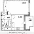 1-комнатная квартира, МОСКВА, ЛАЗОРЕВЫЙ ПР., 3 КОРП5 1-комнатная квартира, МОСКВА, ЛАЗОРЕВЫЙ ПР., 3 КОРП5