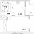 1-комнатная квартира, МОСКВА, ЛАЗОРЕВЫЙ ПР., 3 КОРП5 1-комнатная квартира, МОСКВА, ЛАЗОРЕВЫЙ ПР., 3 КОРП5
