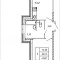 1-комнатная квартира, МОСКВА, ОМСКАЯ, 12 1-комнатная квартира, МОСКВА, ОМСКАЯ, 12