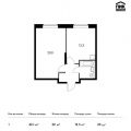 1-комнатная квартира, САЛАРЬЕВО Д, КАРТМАЗОВСКАЯ 46 1-комнатная квартира, САЛАРЬЕВО Д, КАРТМАЗОВСКАЯ 46