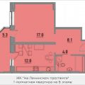1-комнатная квартира, ПР-КТ. ЛЕНИНСКИЙ 1-комнатная квартира, ПР-КТ. ЛЕНИНСКИЙ