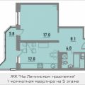 1-комнатная квартира, ПР-КТ. ЛЕНИНСКИЙ 1-комнатная квартира, ПР-КТ. ЛЕНИНСКИЙ