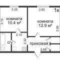 2-комнатная квартира, ЕЛИЗАРОВА 2-комнатная квартира, ЕЛИЗАРОВА