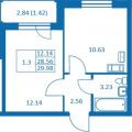 1-комнатная квартира, П. ПУДОСТЬ, ЗАЙОНЧКОВСКОГО, 2 А 1-комнатная квартира, П. ПУДОСТЬ, ЗАЙОНЧКОВСКОГО, 2 А