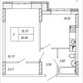 1-комнатная квартира, МОСКВА, ОМСКАЯ, 12 1-комнатная квартира, МОСКВА, ОМСКАЯ, 12