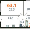 2-комнатная квартира, ВЛАДИМИР, ГВАРДЕЙСКАЯ, 6 2-комнатная квартира, ВЛАДИМИР, ГВАРДЕЙСКАЯ, 6
