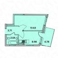 1-комнатная квартира, УЛ. РОЗЫ ЛЮКСЕМБУРГ, 118/4 1-комнатная квартира, УЛ. РОЗЫ ЛЮКСЕМБУРГ, 118/4