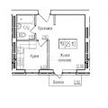 1-комнатная квартира, БАТАЙСК, ГОРЬКОГО 738 1-комнатная квартира, БАТАЙСК, ГОРЬКОГО 738