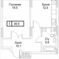 1-комнатная квартира, ПРОЕЗД. ПОГОННЫЙ 1-комнатная квартира, ПРОЕЗД. ПОГОННЫЙ