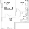 1-комнатная квартира, ПРОЕЗД. ПОГОННЫЙ 1-комнатная квартира, ПРОЕЗД. ПОГОННЫЙ