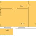 2-комнатная квартира, УЛ. ТЕПЛИЧНАЯ 2-комнатная квартира, УЛ. ТЕПЛИЧНАЯ