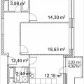 2-комнатная квартира, ПРОЕЗД. ЛАЗОРЕВЫЙ, 3 СТ1 2-комнатная квартира, ПРОЕЗД. ЛАЗОРЕВЫЙ, 3 СТ1