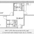 2-комнатная квартира, ПРОЕЗД. ЛАЗОРЕВЫЙ, 3 СТ1 2-комнатная квартира, ПРОЕЗД. ЛАЗОРЕВЫЙ, 3 СТ1