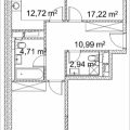 2-комнатная квартира, ПРОЕЗД. ЛАЗОРЕВЫЙ, 3 СТ1 2-комнатная квартира, ПРОЕЗД. ЛАЗОРЕВЫЙ, 3 СТ1