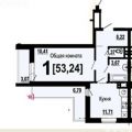 1-комнатная квартира, УЛ. НАРКОМА МАЛЫШЕВА, 3 1-комнатная квартира, УЛ. НАРКОМА МАЛЫШЕВА, 3