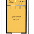 1-комнатная квартира, П. СТАНЦИИ КРЁКШИНО, 1-комнатная квартира, П. СТАНЦИИ КРЁКШИНО,