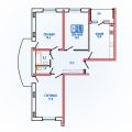 3-комнатная квартира, УЛ. ТУХАЧЕВСКОГО 3-комнатная квартира, УЛ. ТУХАЧЕВСКОГО