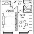 1-комнатная квартира, ПРОЕЗД. 3-Й СИЛИКАТНЫЙ 1-комнатная квартира, ПРОЕЗД. 3-Й СИЛИКАТНЫЙ