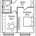 1-комнатная квартира, ПРОЕЗД. 3-Й СИЛИКАТНЫЙ 1-комнатная квартира, ПРОЕЗД. 3-Й СИЛИКАТНЫЙ
