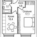 1-комнатная квартира, ПРОЕЗД. 3-Й СИЛИКАТНЫЙ 1-комнатная квартира, ПРОЕЗД. 3-Й СИЛИКАТНЫЙ