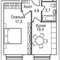 1-комнатная квартира, ПРОЕЗД. 3-Й СИЛИКАТНЫЙ 1-комнатная квартира, ПРОЕЗД. 3-Й СИЛИКАТНЫЙ