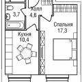 1-комнатная квартира, ПРОЕЗД. 3-Й СИЛИКАТНЫЙ 1-комнатная квартира, ПРОЕЗД. 3-Й СИЛИКАТНЫЙ