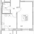 1-комнатная квартира, ПРОЕЗД. ЛАЗОРЕВЫЙ, 3 СТ1 1-комнатная квартира, ПРОЕЗД. ЛАЗОРЕВЫЙ, 3 СТ1
