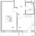 1-комнатная квартира, ПРОЕЗД. ЛАЗОРЕВЫЙ, 3 СТ1 1-комнатная квартира, ПРОЕЗД. ЛАЗОРЕВЫЙ, 3 СТ1