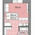 1-комнатная квартира, УЛ. ПОЛЕВАЯ, 105 К6 1-комнатная квартира, УЛ. ПОЛЕВАЯ, 105 К6