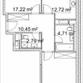 2-комнатная квартира, ПРОЕЗД. ЛАЗОРЕВЫЙ, 3 СТ1 2-комнатная квартира, ПРОЕЗД. ЛАЗОРЕВЫЙ, 3 СТ1