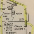 1-комнатная квартира, УЛ. 2-Я ВОЛОДАРСКОГО, 166/6 1-комнатная квартира, УЛ. 2-Я ВОЛОДАРСКОГО, 166/6
