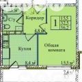 1-комнатная квартира, УЛ. ЗАРЕЧНАЯ 2-Я, 37 СТР 1-комнатная квартира, УЛ. ЗАРЕЧНАЯ 2-Я, 37 СТР