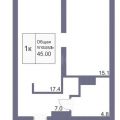 1-комнатная квартира, ПЕР. МОЛОДЕЖНЫЙ, 5 К1 1-комнатная квартира, ПЕР. МОЛОДЕЖНЫЙ, 5 К1