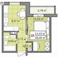 1-комнатная квартира, УЛ. КРЕМЛЕВСКАЯ, 112 К1 1-комнатная квартира, УЛ. КРЕМЛЕВСКАЯ, 112 К1