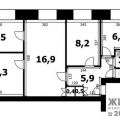 4-комнатная квартира, УЛ. МОЛОДЕЖНАЯ, 1 4-комнатная квартира, УЛ. МОЛОДЕЖНАЯ, 1
