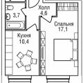 1-комнатная квартира, ПРОЕЗД. 3-Й СИЛИКАТНЫЙ 1-комнатная квартира, ПРОЕЗД. 3-Й СИЛИКАТНЫЙ