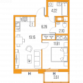 1-комнатная квартира, ПР-КТ. ГЕРОЕВ, 33 1-комнатная квартира, ПР-КТ. ГЕРОЕВ, 33